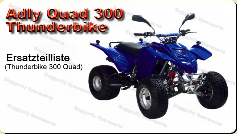 Ersatzteile, Spare Parts, Adly Quad Thunderbike 300