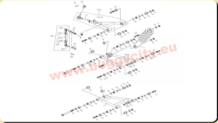 A-Arme, Adly Buggy 320