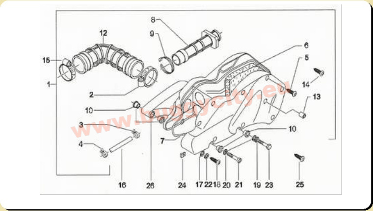 Luftfilter, PGO Bugracer 500i