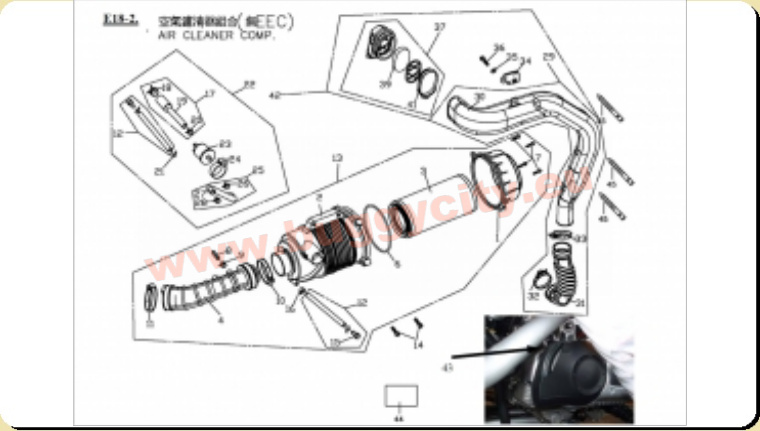 Luftfilter neu, PGO Bugracer 500i