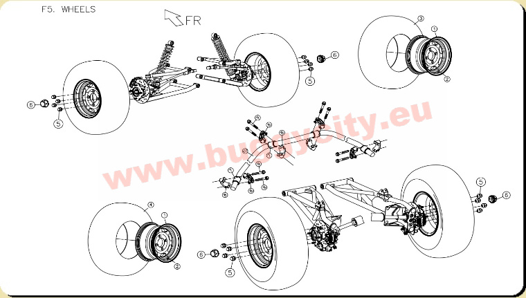 Reifen, Felgen, PGO Bugracer