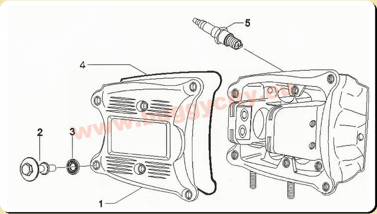 Ventildeckel, PGO Bugracer 500i