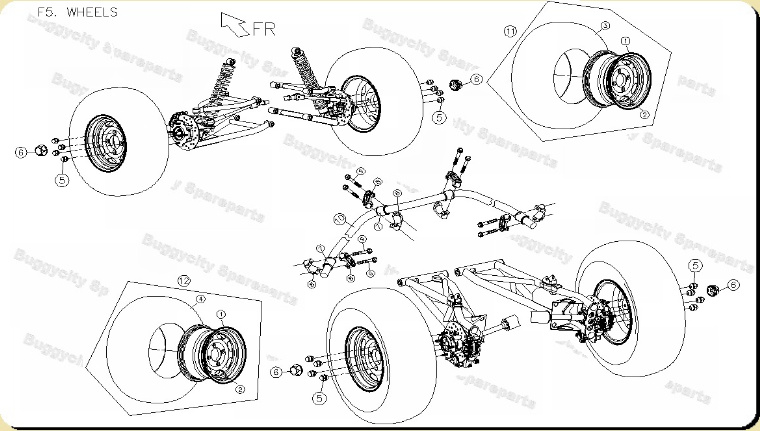 Räder, Reifen, PGO Bugracer 600i