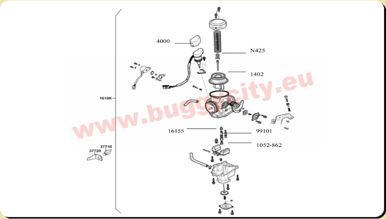 Vergaser, PGO Bugrider 250