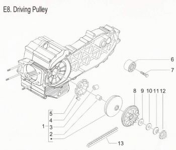 Nr.8 - Lüfterscheibe, PGO Bugracer 500