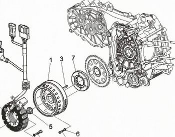 Nr.3 -  Stift, PGO Bugracer 500i, Piaggio X9 500