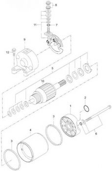 Nr.8 - HEX FLANGE NUT(WHITE ZINC)