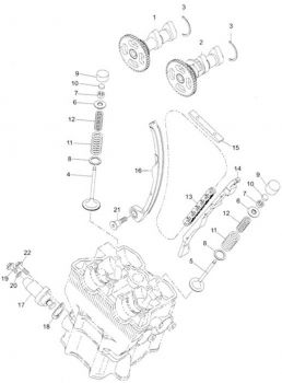 Nr.21 - PIVOT,CAM CHAIN TENSIONER