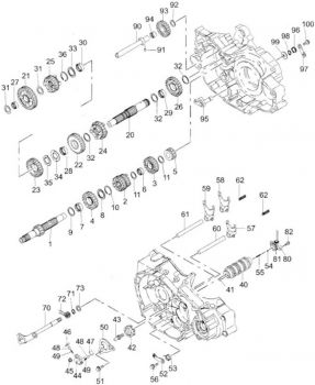 Nr.26 - COUNTERSHAFT REVERSE GEAR