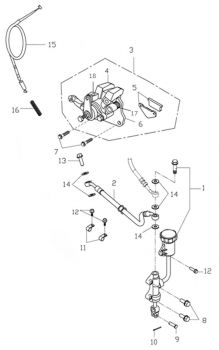 Nr.4 - Bremssattel Hinten