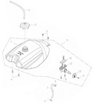 Nr.10 - O-Ring Benzinhahn