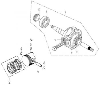 Nr.2 - Kolbenringset