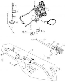 Nr.28 - REED VALVE COMP IN. PIPE 510mm+10mm