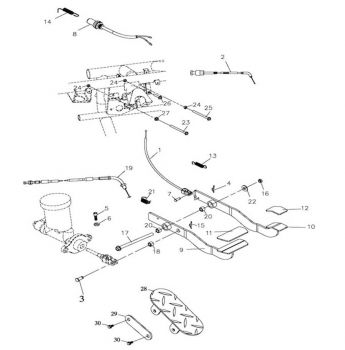 Nr.19 - BRAKE CABLE