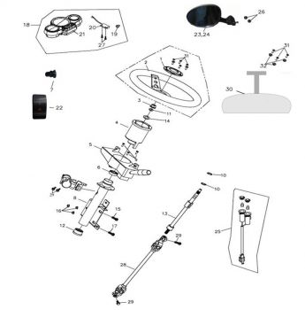 Nr.15 - Schraube auch für Nerf Bars 8*16