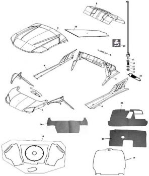 Nr.8 - REAR LUGGAGE BOX COVER(WHITE)