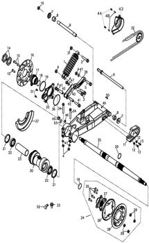 Nr.54 - Kettenritzel 18 Zähne ATV320 S & ATV 320 Super Moto