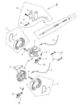 Nr.8 - FRONT LEFT BRAKE ARM