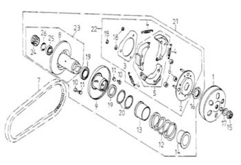 Nr.6 - CLUTCH DAMPER BUBBER