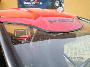 Windschutzscheibe mit Zulassung, Bugracer 500