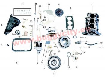Ölwannendichtung, Kinroad 800