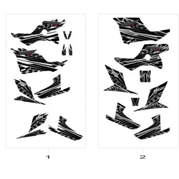 Aufklebersatz ab Modell 2015 ATV 600 schwarz