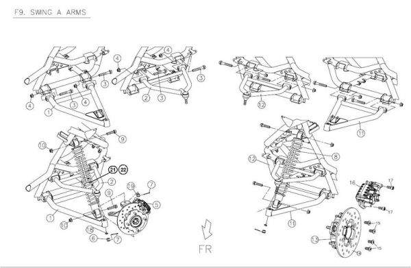 Nr.15 - SCREW, FR BRAKE DISK