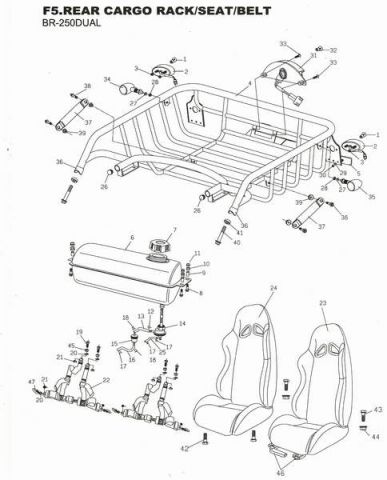 Nr.35 - Blinker hinten rechts, vorne links, PGO Bugrider