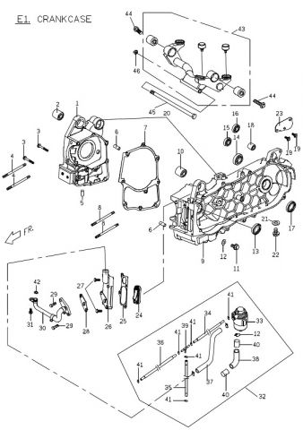 Nr.23 - Fixing Plate, Air Cleaner