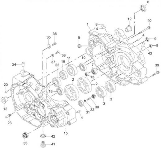 Nr.33 - Dichtung Wasserpumpe FHI Motor