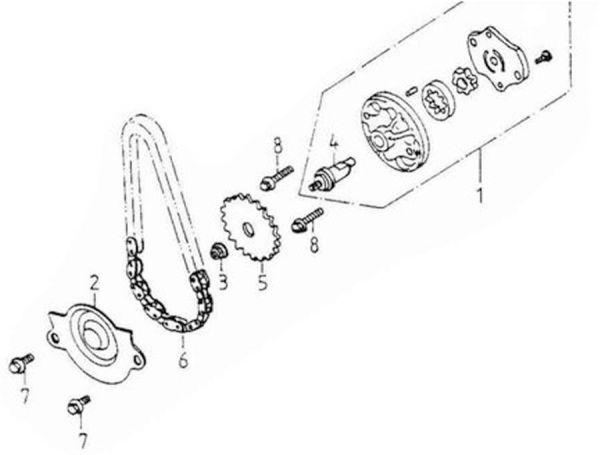 Nr.4 - OIL PUMP PROIMARY AXLE