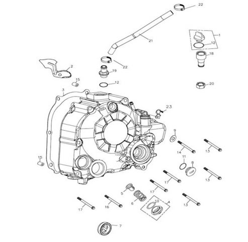 Nr.2 - Generator Kabelschelle