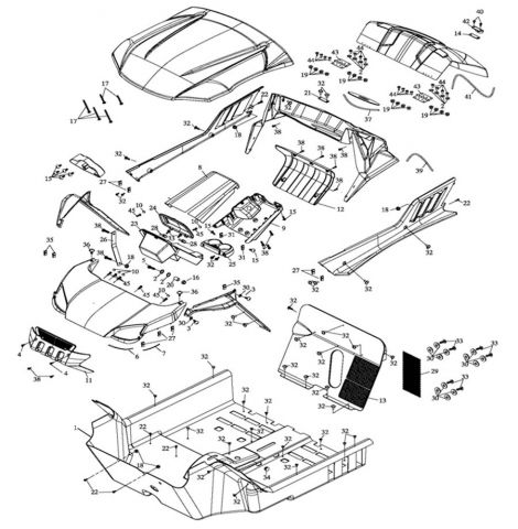 Nr.24 - Klappe Handschuhfach