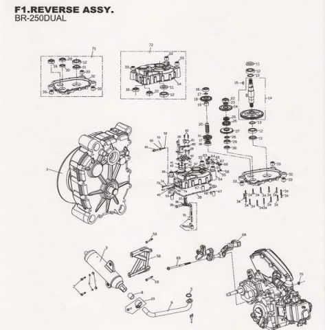 Feder, PGO Bugrider 250 DS