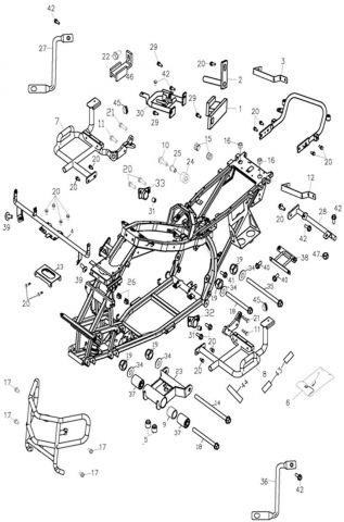 Nr.22 - STEERING SHAFT ASS\'Y(SILVER)