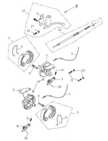 Nr.7 - FRONT RIGHT BRAKE ARM