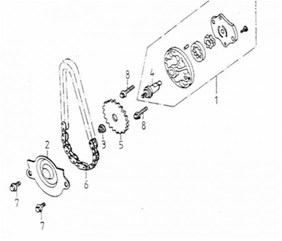 Nr.4 - OIL PUMP PROIMARY AXLE