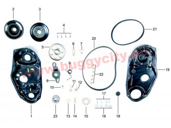 Zahnriemenspannrolle, Kinroad 800