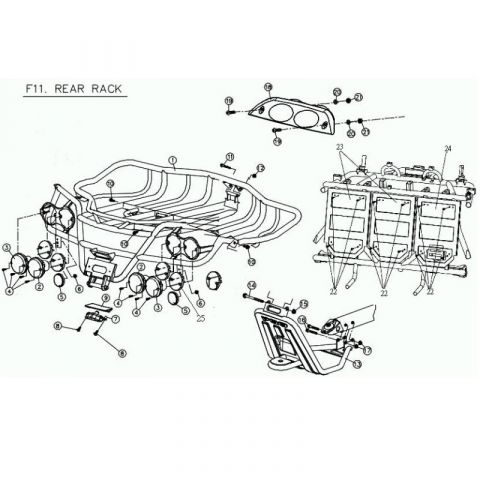 HEXAGON FLANGE BOLT, PGO Bugracer