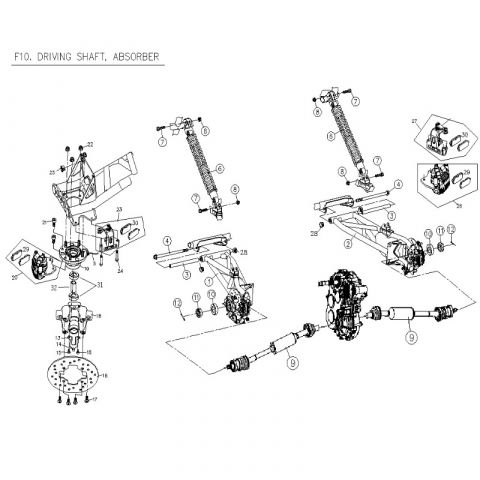 HEXAGON FLANGE BOLT, PGO Bugracer