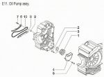 Nr.10 - Steuerkette, Ölpumpe, PGO Bugracer 500, Piaggio 500