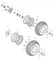 Nr.3 - Felge vorn für ATV 150 - 302 10x5,5 AT54 silber