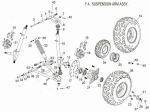 Achsspindel links, PGO Bugrider